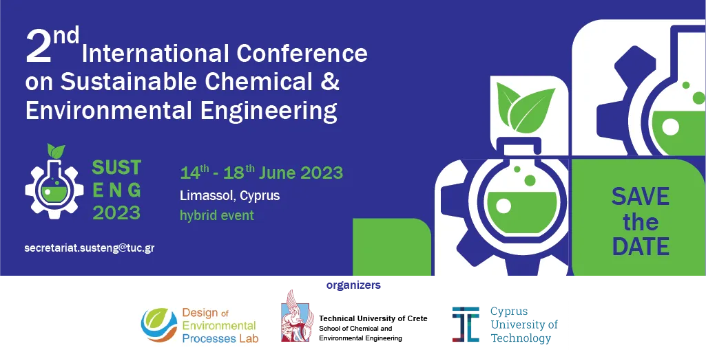 The 2nd International Conference on Sustainable Chemical and Environmental Engineering (SUSTENG 2023)